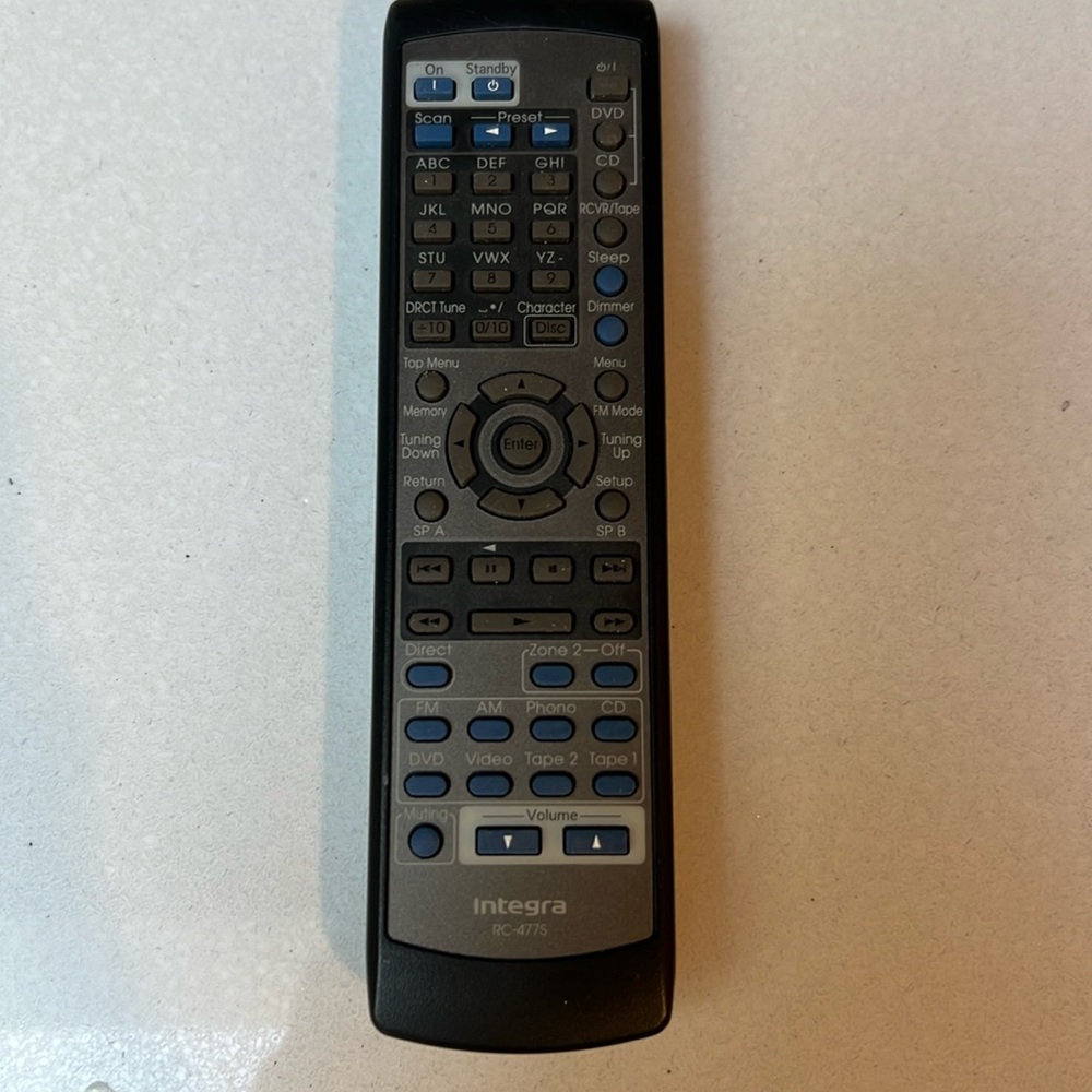 Integra RC-477S OEM Original Replacement Remote Control